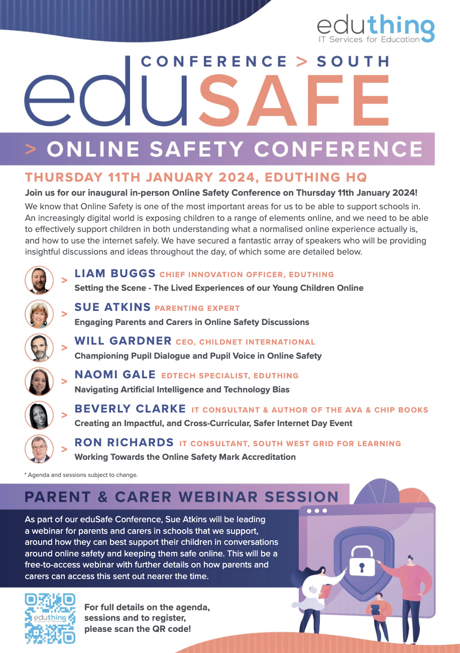 EDUSAFE SOUTH 2024 - ONLINE SAFETY CONFERENCE