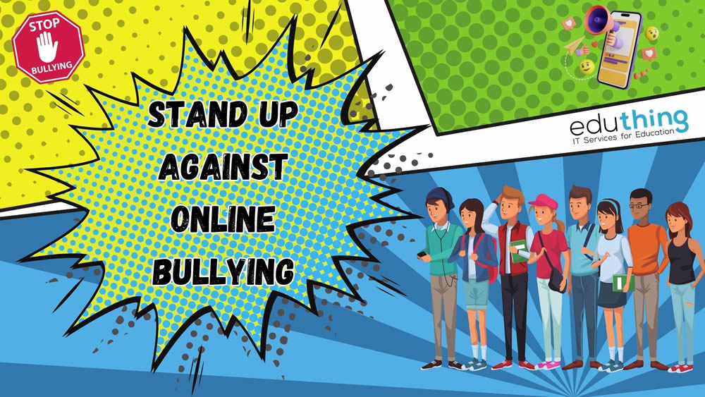 Stand Up Against Online Bullying poster Stand Up Against Online Bullying